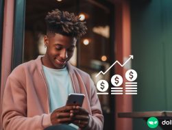man using one of the best micro investing apps