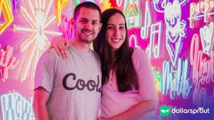 Jess and Jake Munday, co-founders of Custom Neon.